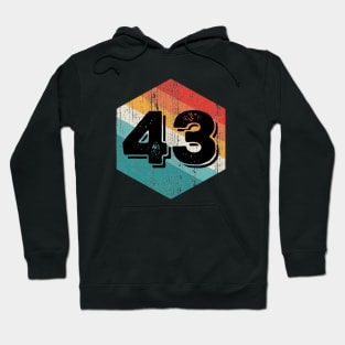 Vintage 1943 Retro Legendary, Birthday Hoodie